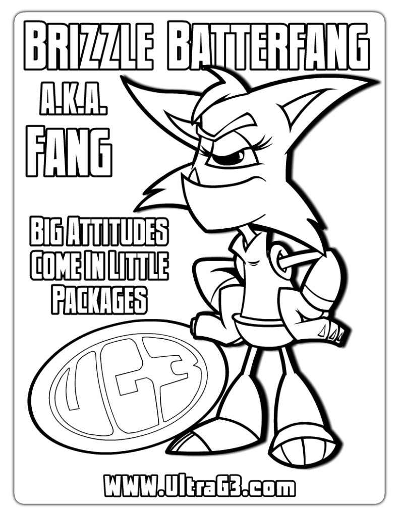 Fang Coloring Sheet